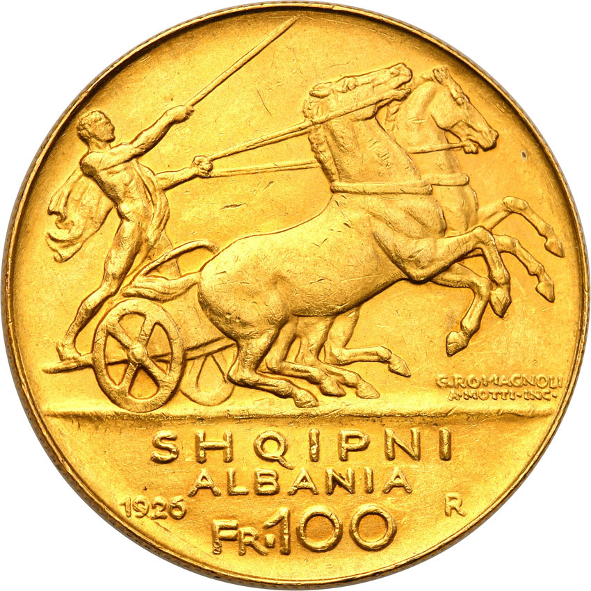 Albania. 100 Franków (franga) 1926